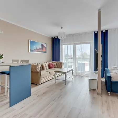 Nadmotlawie Riverside - Gym & Free Parking By Downtown דירה *