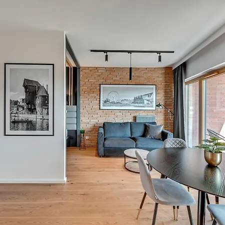 Nadmotlawie Riverside - Gym & Free Parking By Downtown * גדנסק