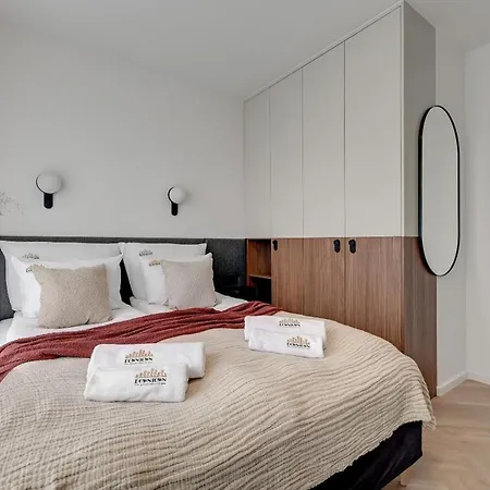 Nadmotlawie Riverside - Gym & Free Parking By Downtown דירה