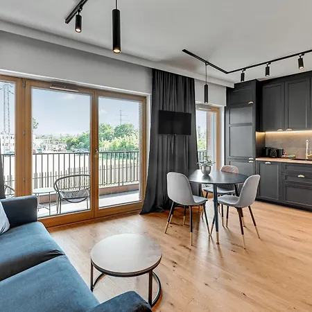 Nadmotlawie Riverside - Gym & Free Parking By Downtown Apartmán *
