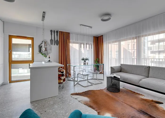 Nadmotlawie Riverside - Gym & Free Parking By Downtown 4* Danzig