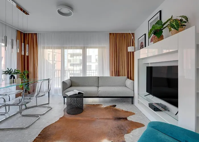 Nadmotlawie Riverside - Gym & Free Parking By Downtown Apartmanhotel 4*