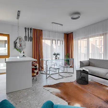 Nadmotlawie Riverside - Gym & Free Parking By Downtown * Gdaňsk